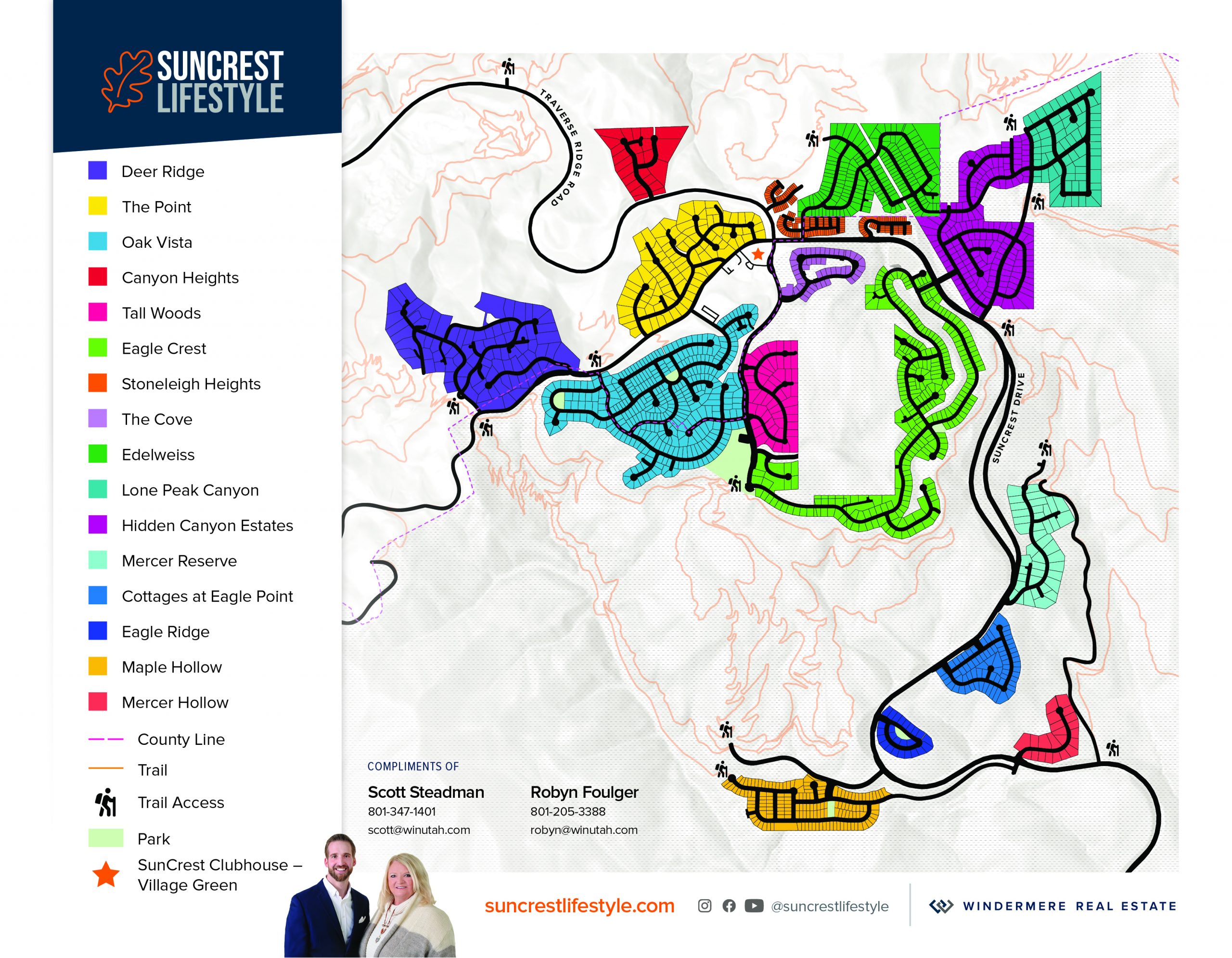 SunCrest Neighborhood Map